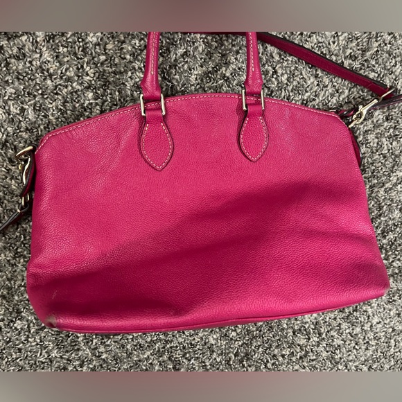 Dooney and Bourke pink leather shoulder bag - Picture 6 of 9